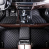 Black & Beige Custom Car Mats(7 seats)