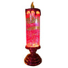 LED Christmas Candles With Pedestal