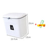 Multi-functional wall-mounted kitchen trash can