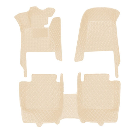 Beige Luxury Car Mats Set