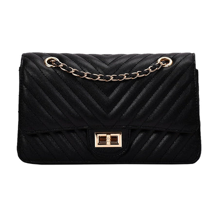 LEATHER SHOULDER BAG OBLIQUE