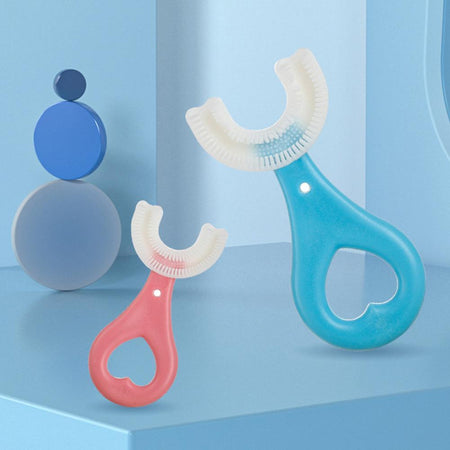 U-SHAPED TOOTHBRUSH FOR CHILDREN (2 TO 12 YEARS)