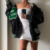 BASEBALL UNIFORM NEW BOMBER JACKET FOR WOMEN