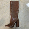 Leather winter boots